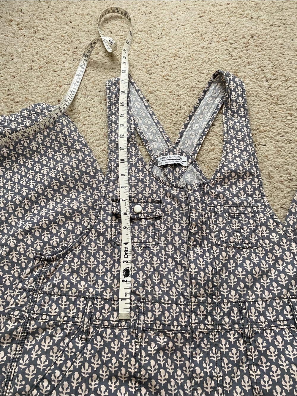 Urban Outfitters Camille Printed Overalls. M. - Picture 10 of 13